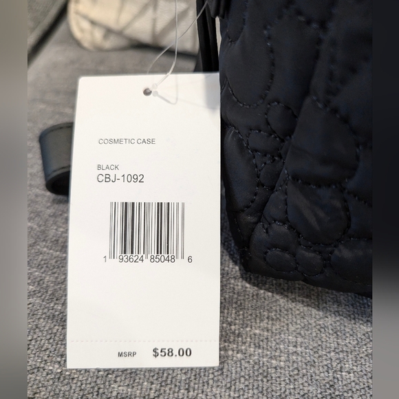 Betsey Johnson Giant Toiletry/Cosmetic Case, double zip, 12x8x4", NWT - Picture 2 of 7